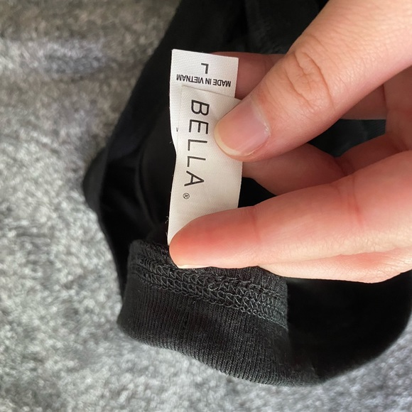 Black Form Fitting Off the Shoulder Dress - Picture 4 of 4